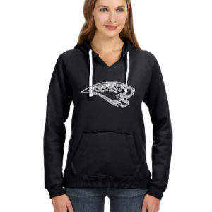 Ladies V Neck Hoodie