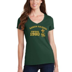 Vintage 19?? Unisex V Neck With Glitter