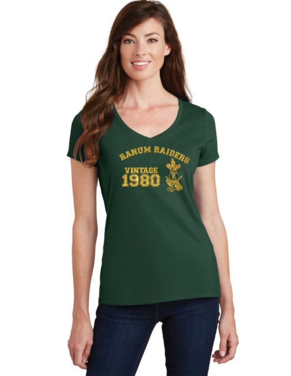 Vintage 19?? Unisex V Neck With Glitter