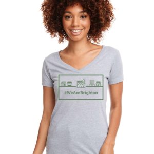 #WeAreBrighton Ladies V Neck T shirt