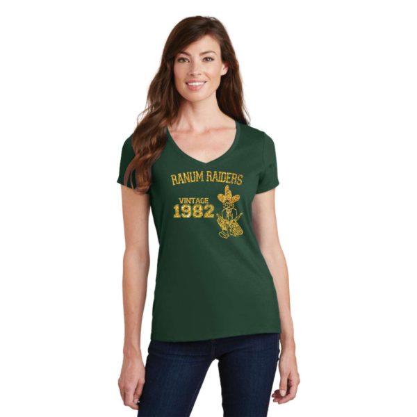 Vintage 19?? Unisex V Neck With Glitter - Image 2