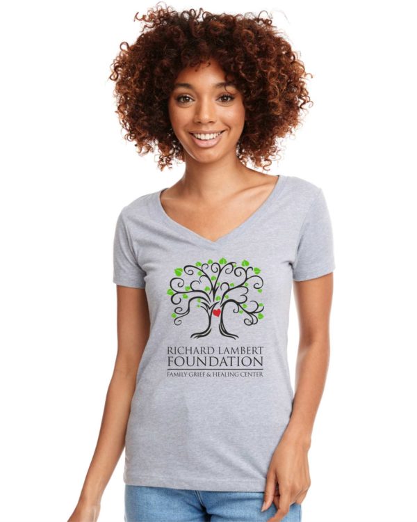 RLF Logo Printed T Shirt Ladies V Neck