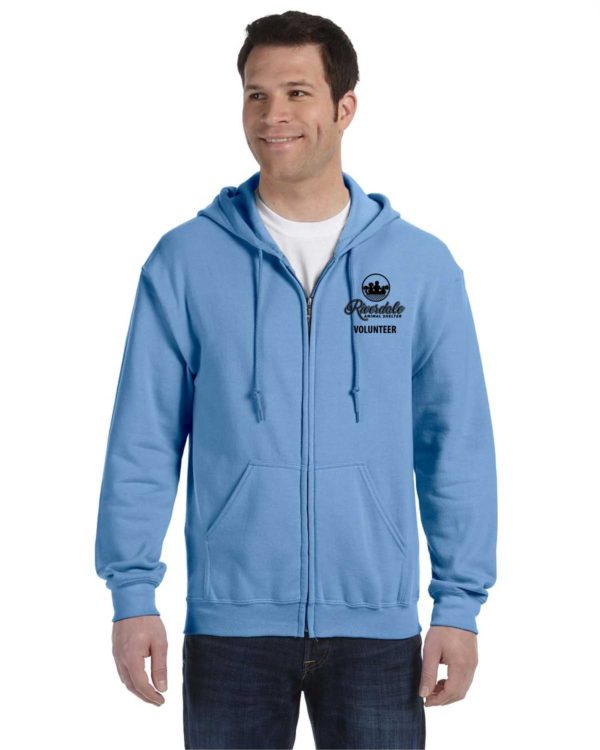 Full Zip 50/50 Blend Hoodie - Image 2