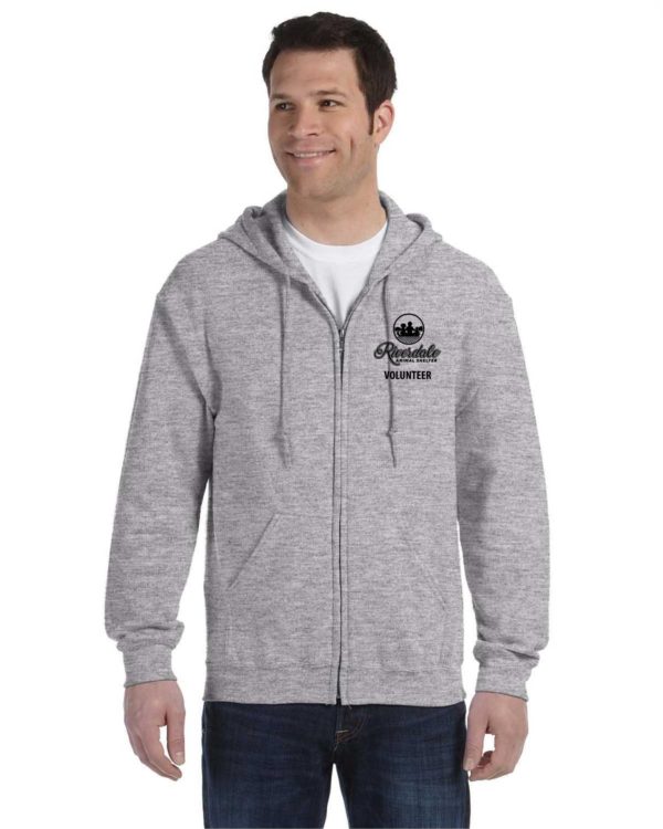 Full Zip 50/50 Blend Hoodie - Image 3