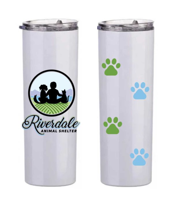20 oz Stainless Steel Tumbler with lid and straw