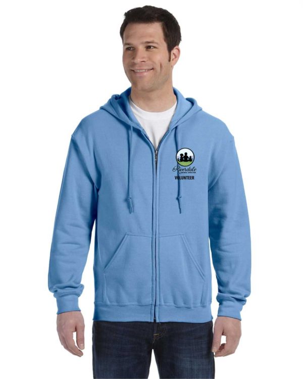 Full Zip 50/50 Blend Hoodie FC - Image 2