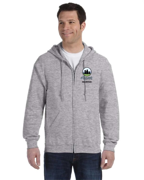 Full Zip 50/50 Blend Hoodie FC - Image 3