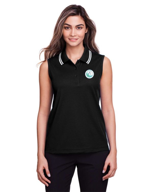 Embroidered Women's Fit Sleeveless Polo