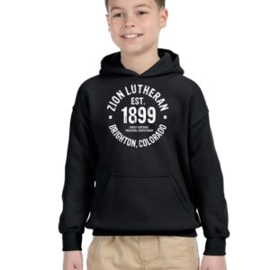 Zion Youth 50/50 Blend Hoodie with 1899 Logo