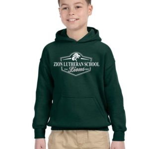 Zion Youth 50/50 Blend Hoodie with Emblem Logo