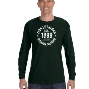 Zion Adult 50/50 Blend T shirt with 1899 Logo