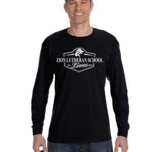 Adult 50/50 Blend Long Sleeve Tshirt with Emblem Logo
