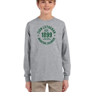 Zion Youth Long Sleeve T shirt with 1899 Logo
