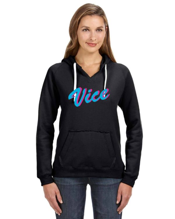Vice Women's Soft V Neck Hoodie - Image 2
