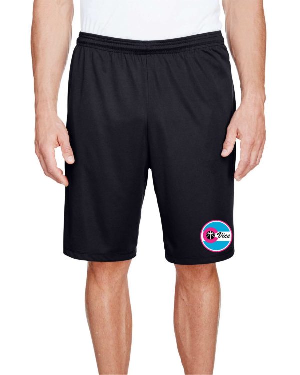 Vice Men 100% Polyester Pocketed Performance Shorts