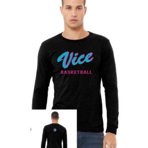 Vice Long Sleeve Bella Canvas Unisex Blend T Shirt