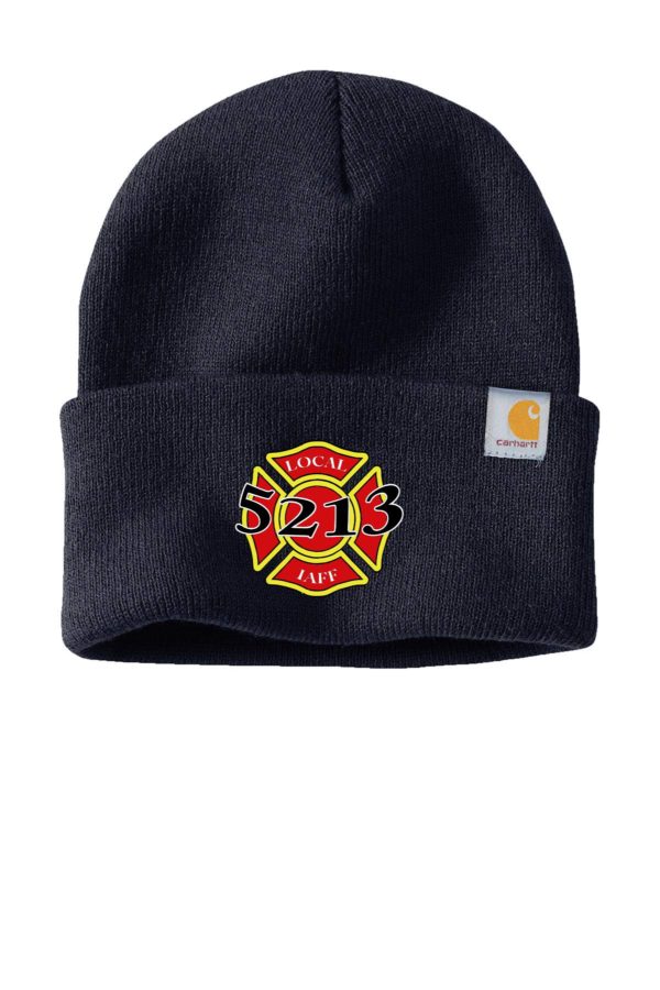 Carhartt Embroidered Navy Watch Cap - Image 3