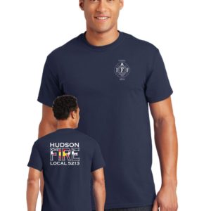 HFD T Shirt with IAFF and FIRE Logo