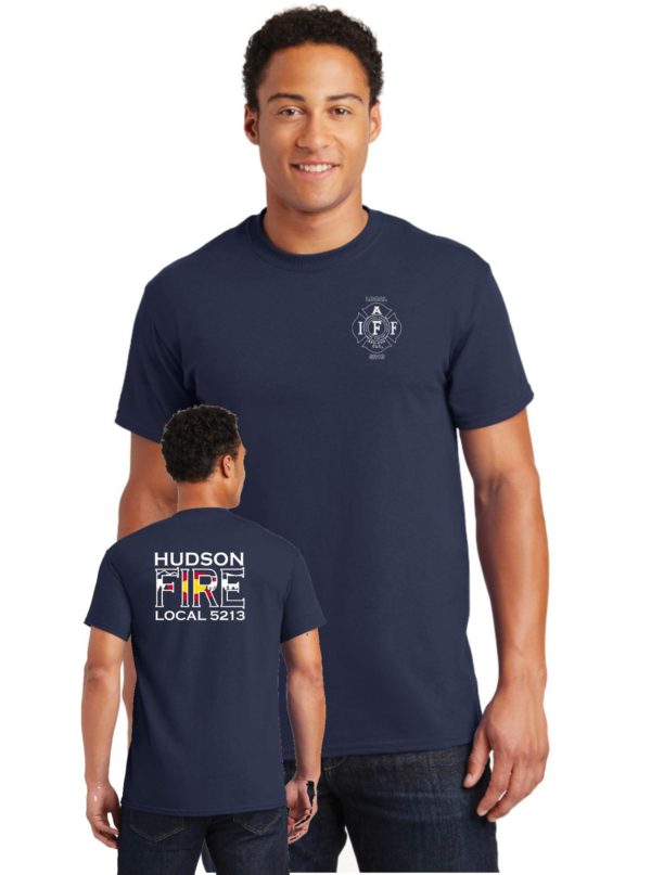 HFD T Shirt with IAFF and FIRE Logo