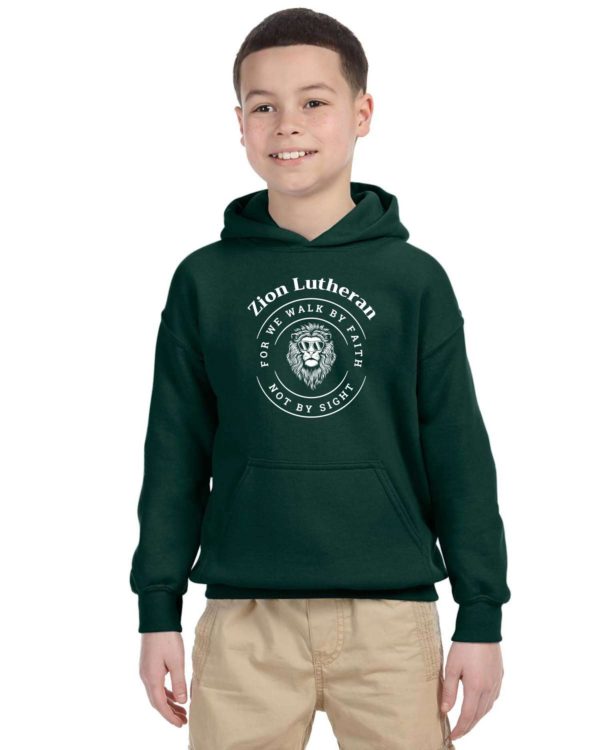 Zion Youth Hoodie with Sunglass Lion - Image 3