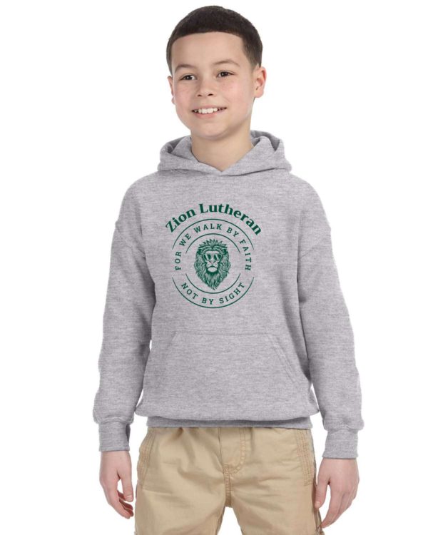 Zion Youth Hoodie with Sunglass Lion - Image 2