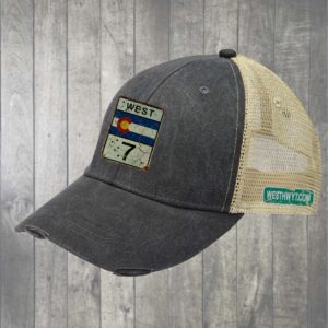 WestHwy7 Adams Distressed Trucker Cap