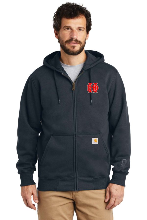 Carhartt Paxton Rain Defender Hoodies with Embroidered 5213 or HFD Logo - Image 2