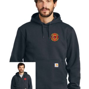 Carhartt Paxton Rain Defender Hoodies with Embroidered 5213 or HFD Logo