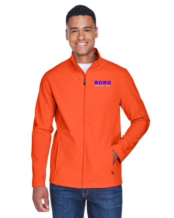 Borg Mens Soft Shell Waterproof Jacket