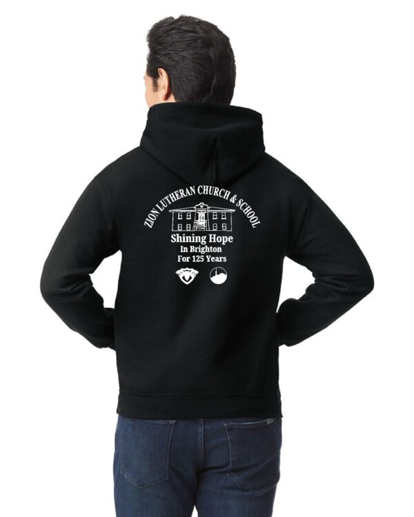Zion Adult Hoodie 125 Years - Image 2