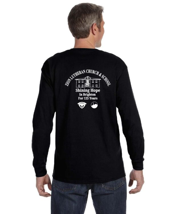 Zion 125 Year Adult Long Sleeve T Shirt - Image 5