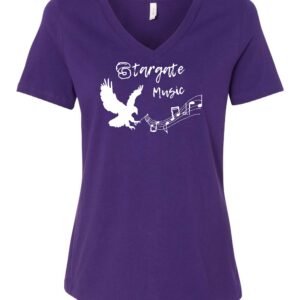 Stargate Music Womens V Neck T shirt