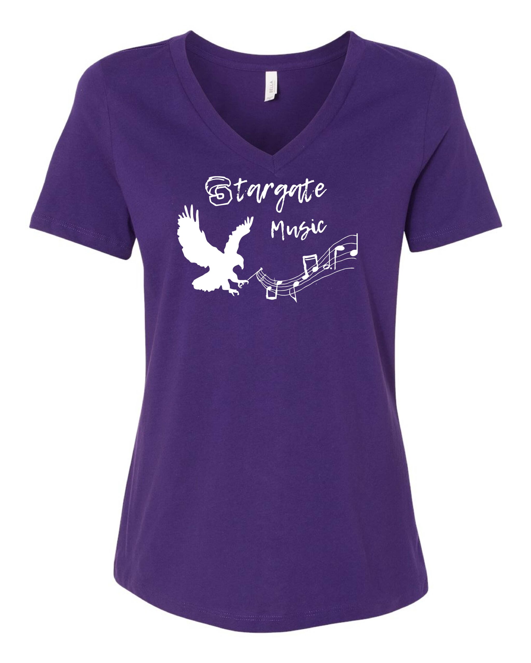 Stargate Music Womens V Neck T shirt